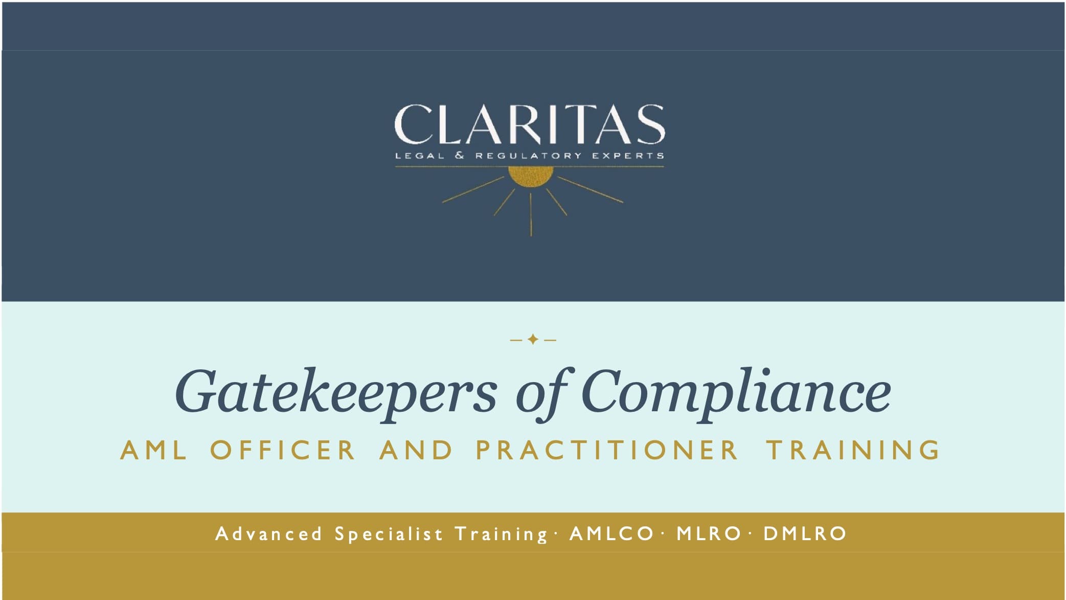 Gatekeepers of Compliance AML | Officer and Practitioner Training